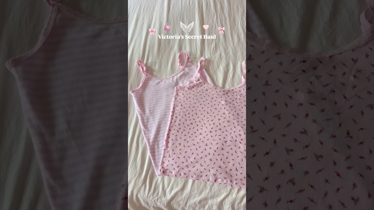 Victoria’s Secret Haul 🎀🪽 #victoriassecret #haul #pink #coquette #girlythings