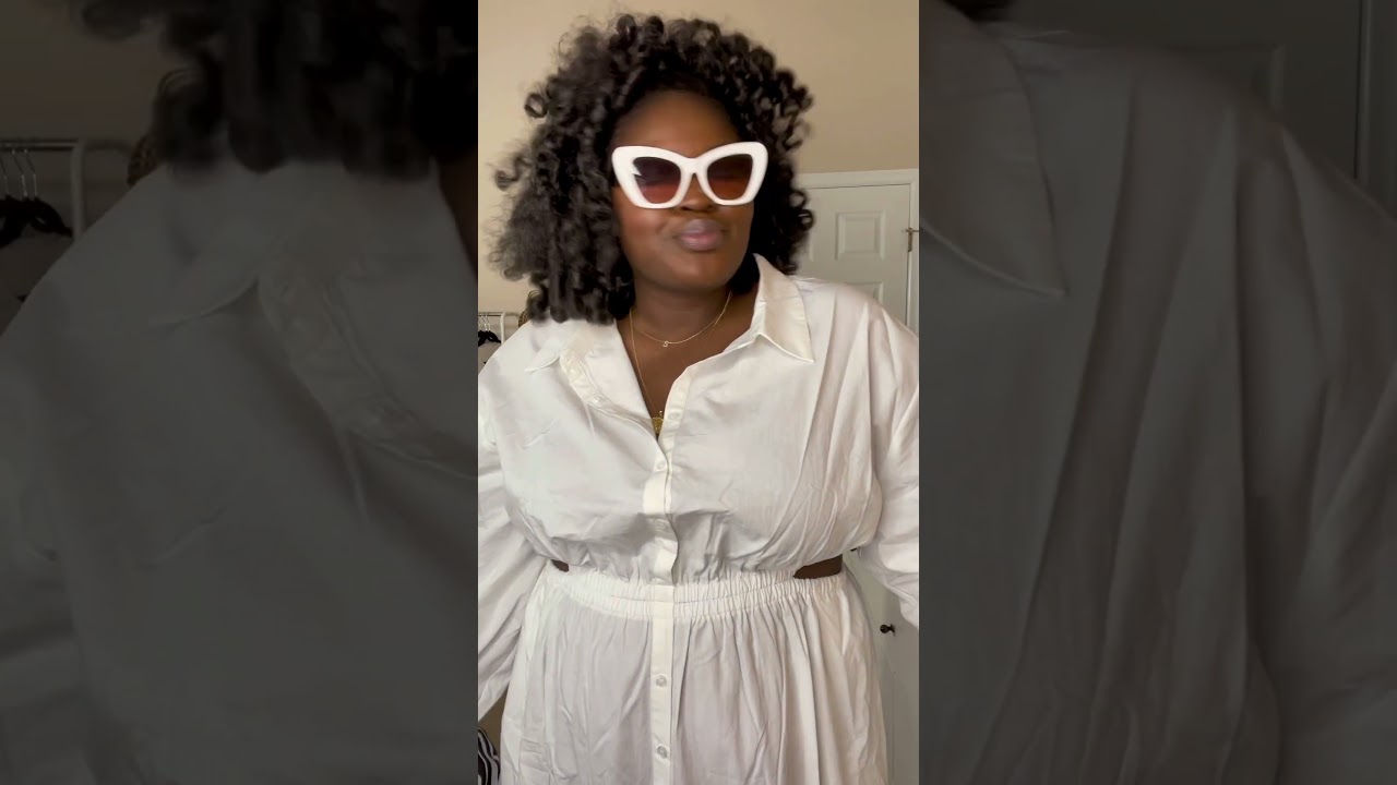 Stunning Plus Size Getaway Outfit: White Maxi Dress Inspiration! #shorts