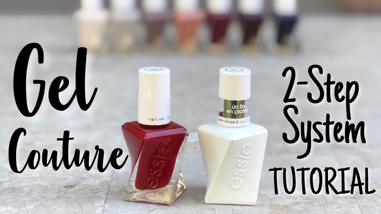 essie Gel Couture 2 Step System TUTORIAL