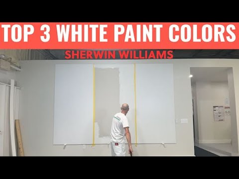 The Three Most Popular White Paints by Sherwin Williams