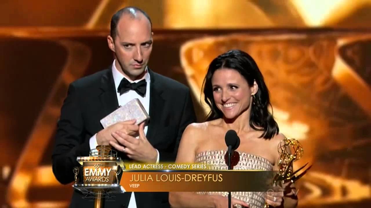 Julia Louis Dreyfus wins an Emmy for Veep 2013