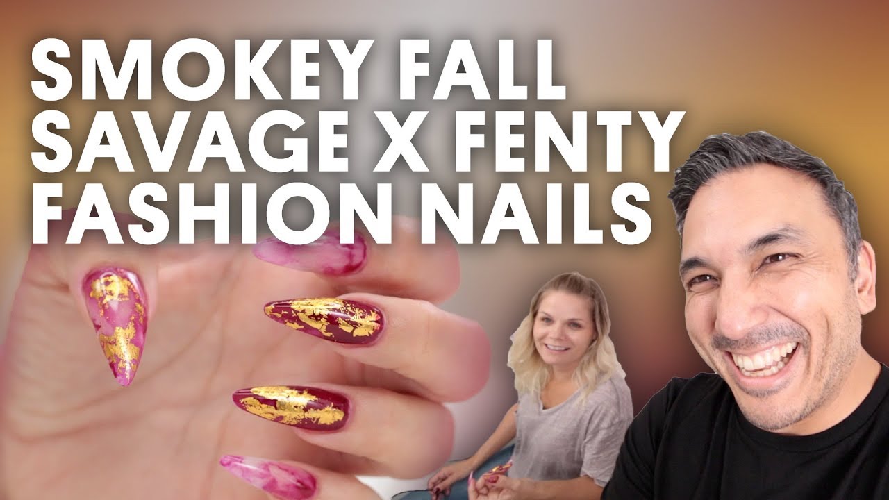 SMOKEY FALL SAVAGE X FENTY FASHION NAILS - VLOG 164