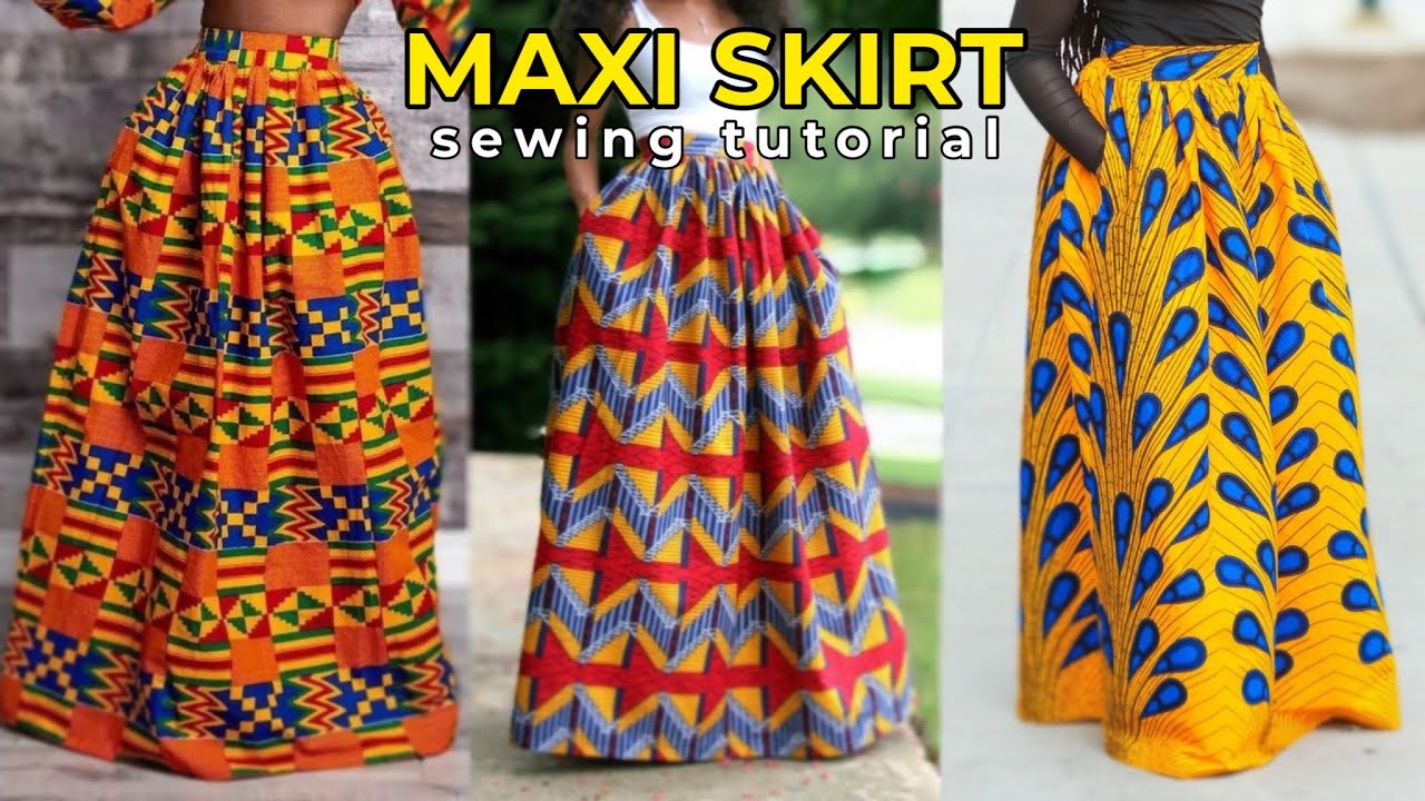 👗Gathered Maxi Skirt Tutorial | How To Sew A Maxi Skirt (No Sewing Pattern Needed) | @sewquaint