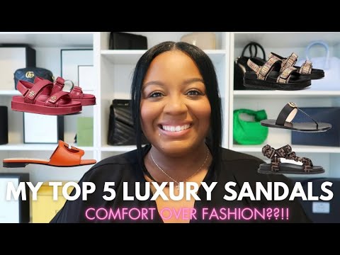 MY TOP 5 LUXURY SANDALS FOR SUMMER 2023 | COMFORT OVER FASHION?! | TORY BURCH KIRA SANDALS UNBOXING