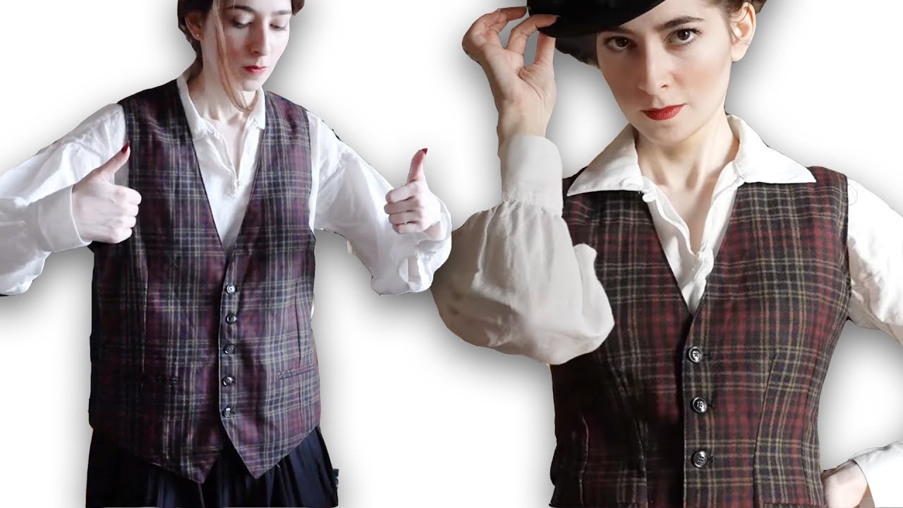 Thrift Flip! A Modern Waistcoat to Victorian-Style
