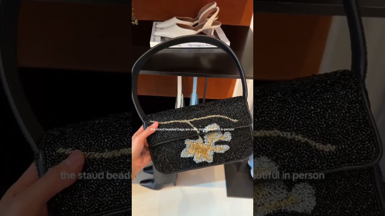 staud beaded bags are cuter irl #staud