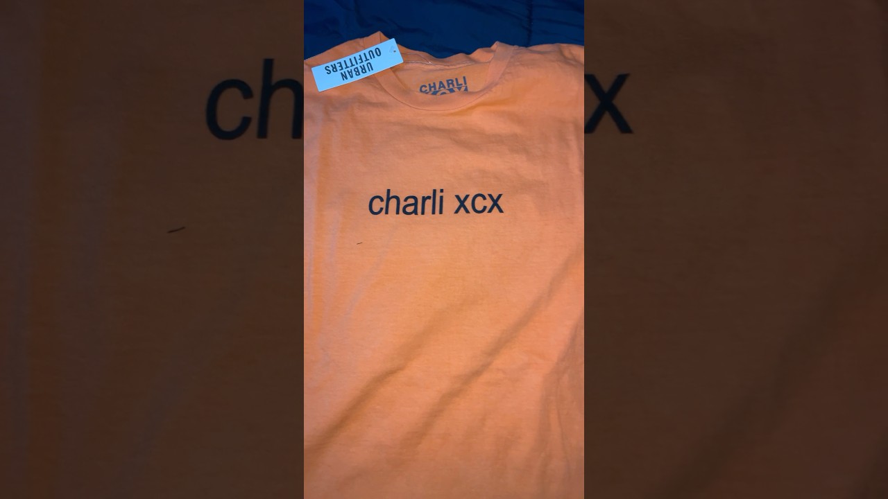Charli XCX Underwear and Spring Breakers Urban Outfitters Shirts! #merch #haul #shorts #edm