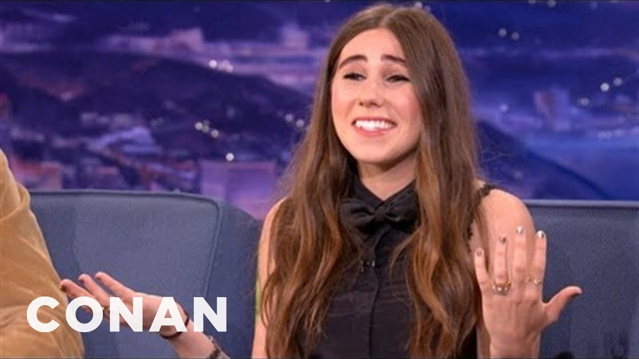 Zosia Mamet on Growing Up With David Mamet | CONAN on TBS