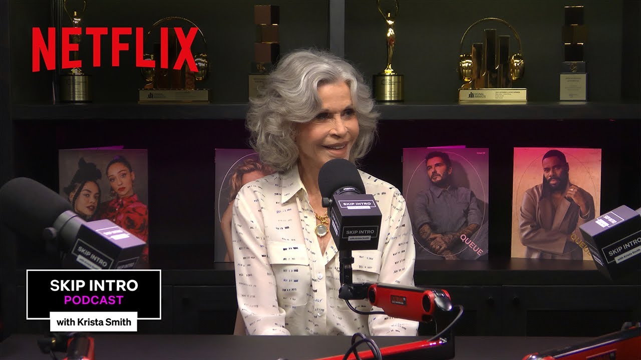 Jane Fonda and Troy Garity talk about the SAG Awards, Fighting Off Bears, and More | Skip Intro