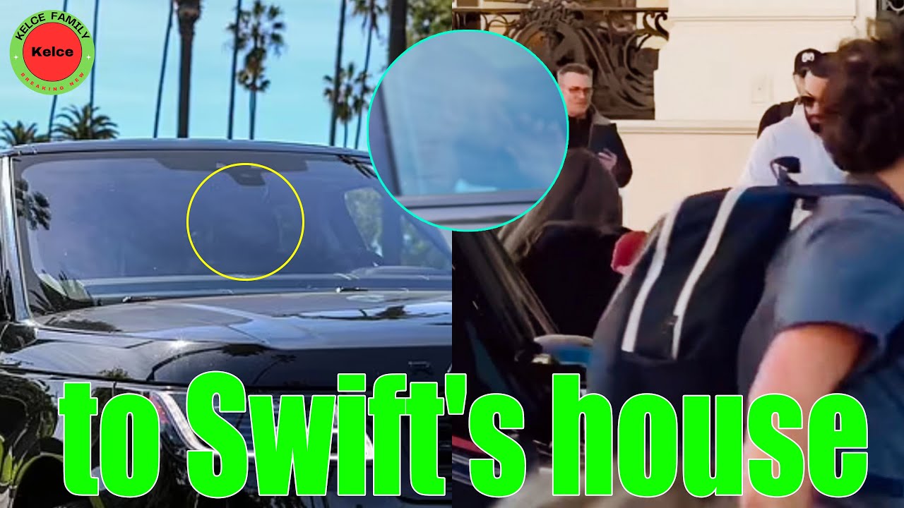 OMG! Travis Kelce arrives at Taylor Swift's house after going to the gym in Beverly Hills