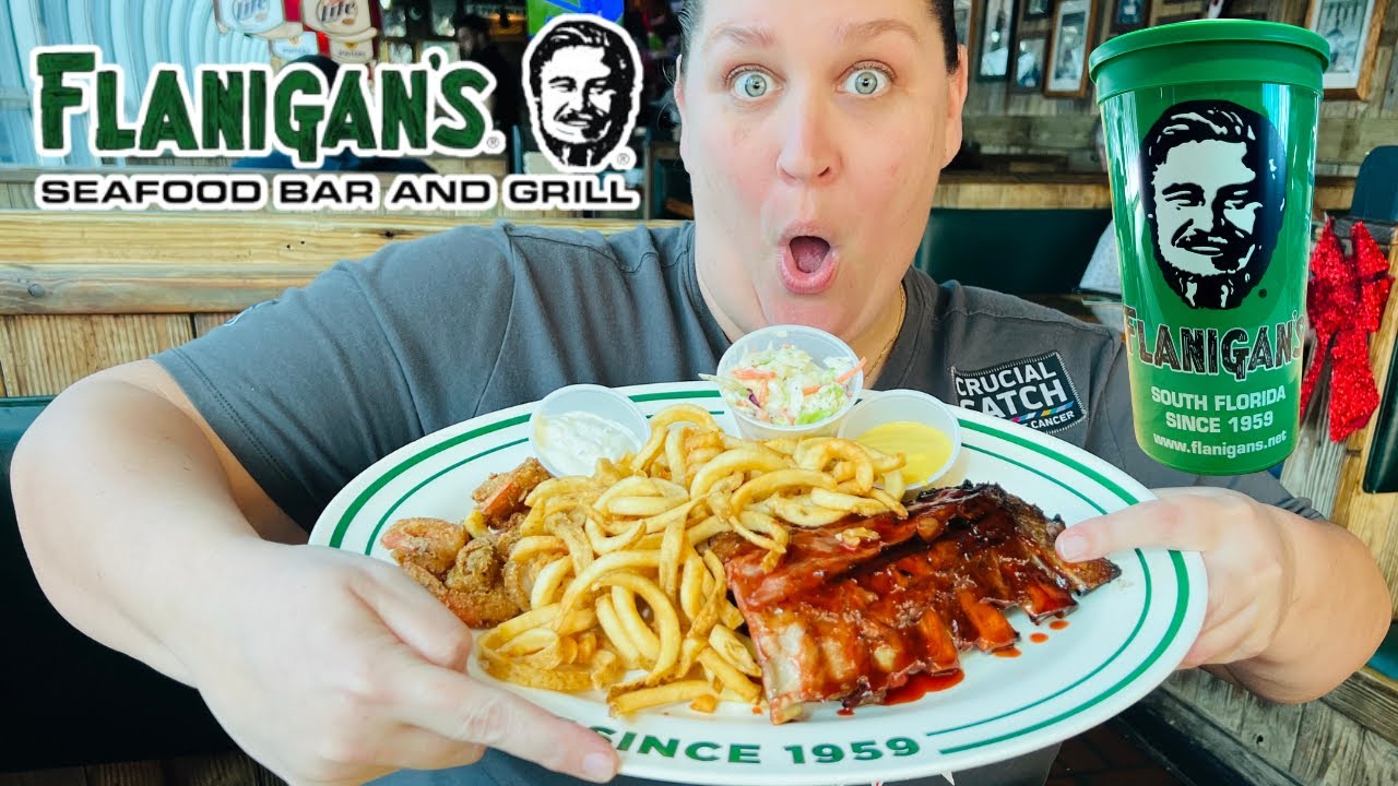 Food Review At Flanigan's Seafood Bar & Grill | Our FAVORITE South FL Restaurant w/ the best RIBS