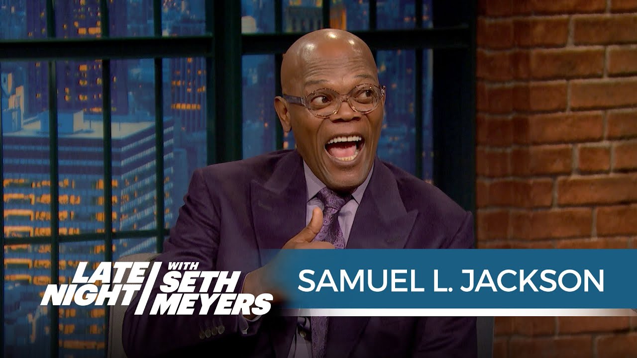 Samuel L. Jackson Finds Out He's in a Feud with Donald Trump - Late Night with Seth Meyers