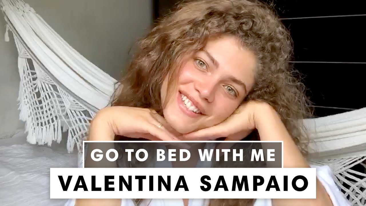 Brazilian Model Valentina Sampaio's Nighttime Skincare Routine | Go To Bed With Me | Harper's BAZAAR