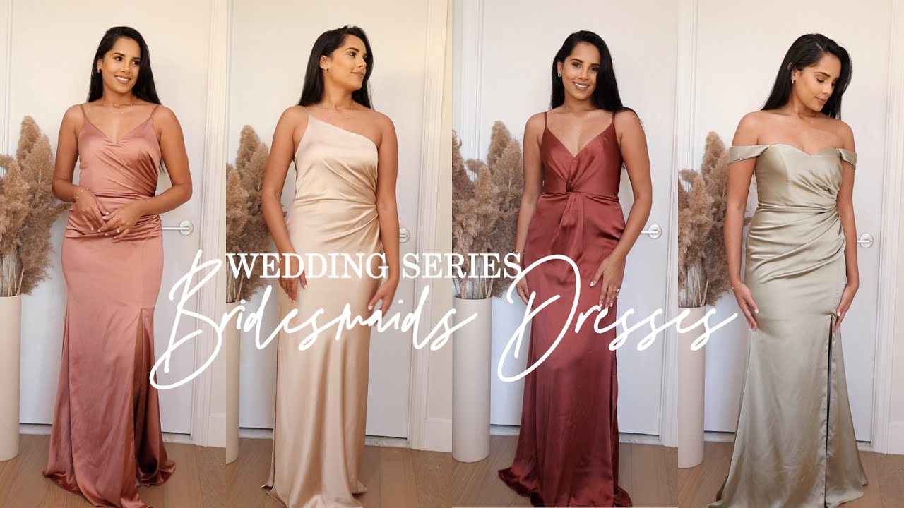All About Bridesmaids Dresses & At Home Try-On | Wedding Series