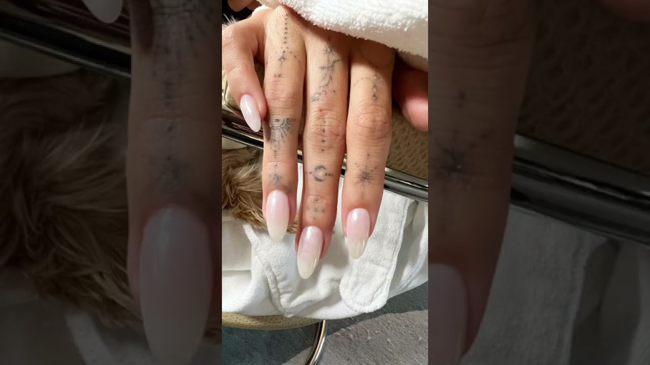 How To: Hailey Bieber Chrome Nails