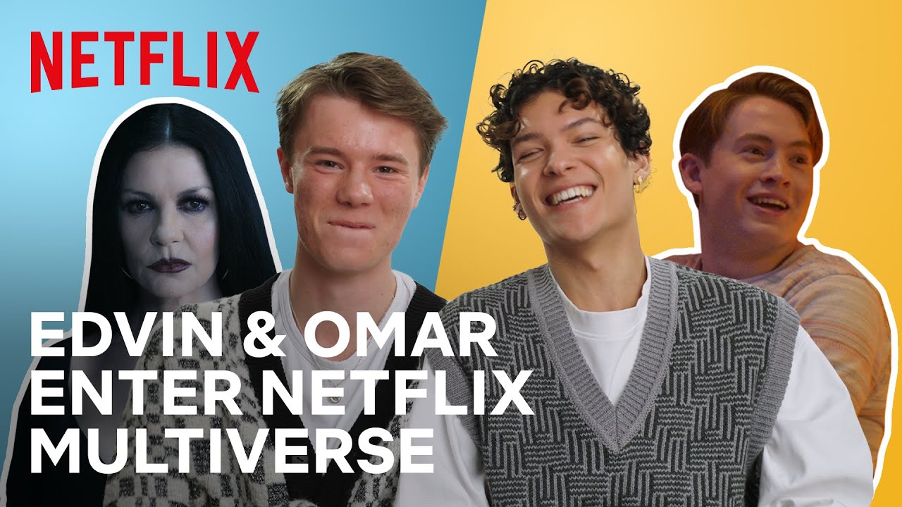 Young Royals' Edvin Ryding & Omar Rudberg Take On Heartstopper, Wednesday, Elite | Netflix