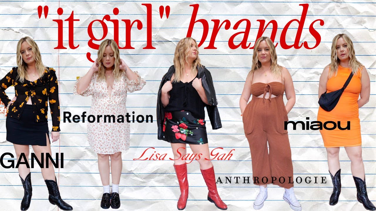 trying on expensive "IT GIRL" brands (so you don't have to)