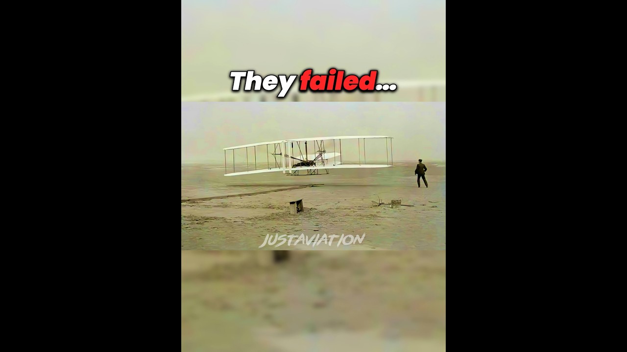 What If The Wright Brothers Failed With Their First Airplane…🤯 - #aviation