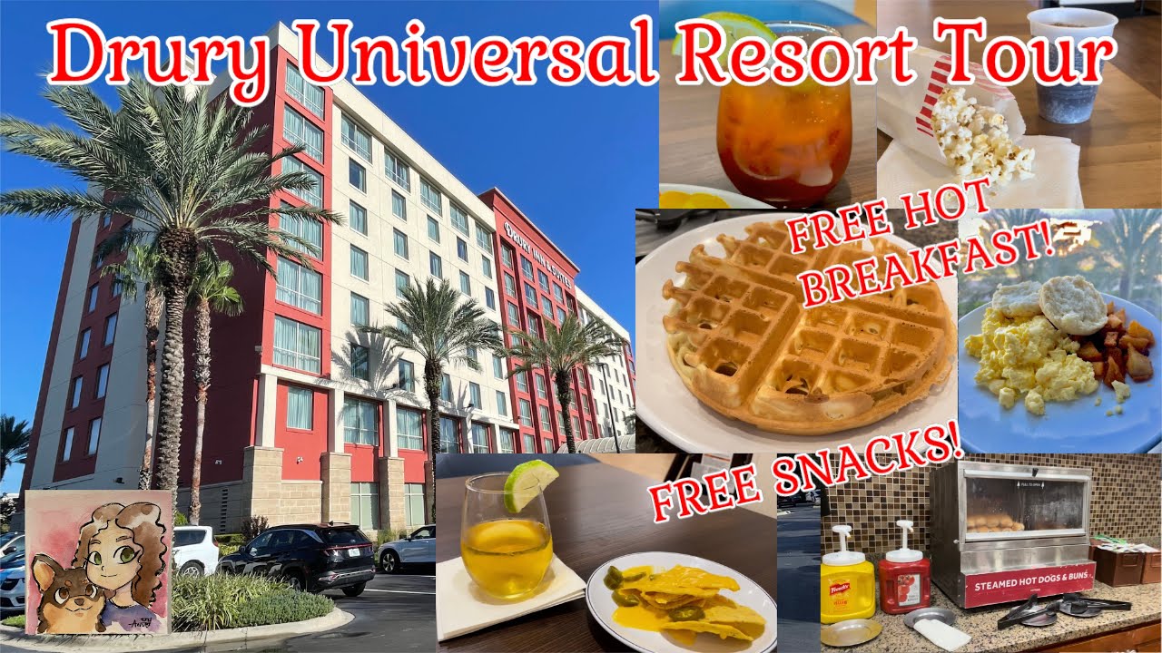 Drury Universal Resort Tour | TONS of FREE Food!