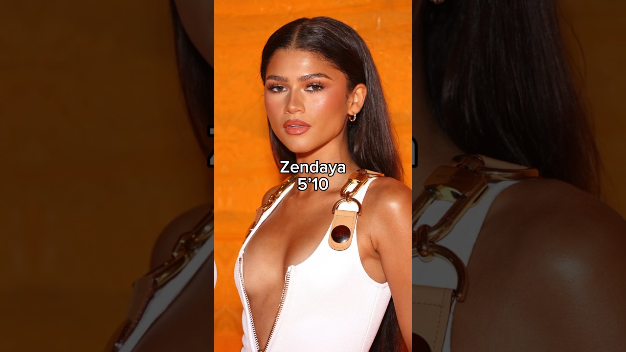 Celebrities that are surprisingly tall…😳 #shorts #celebrity #taylorswift #zendaya #reels