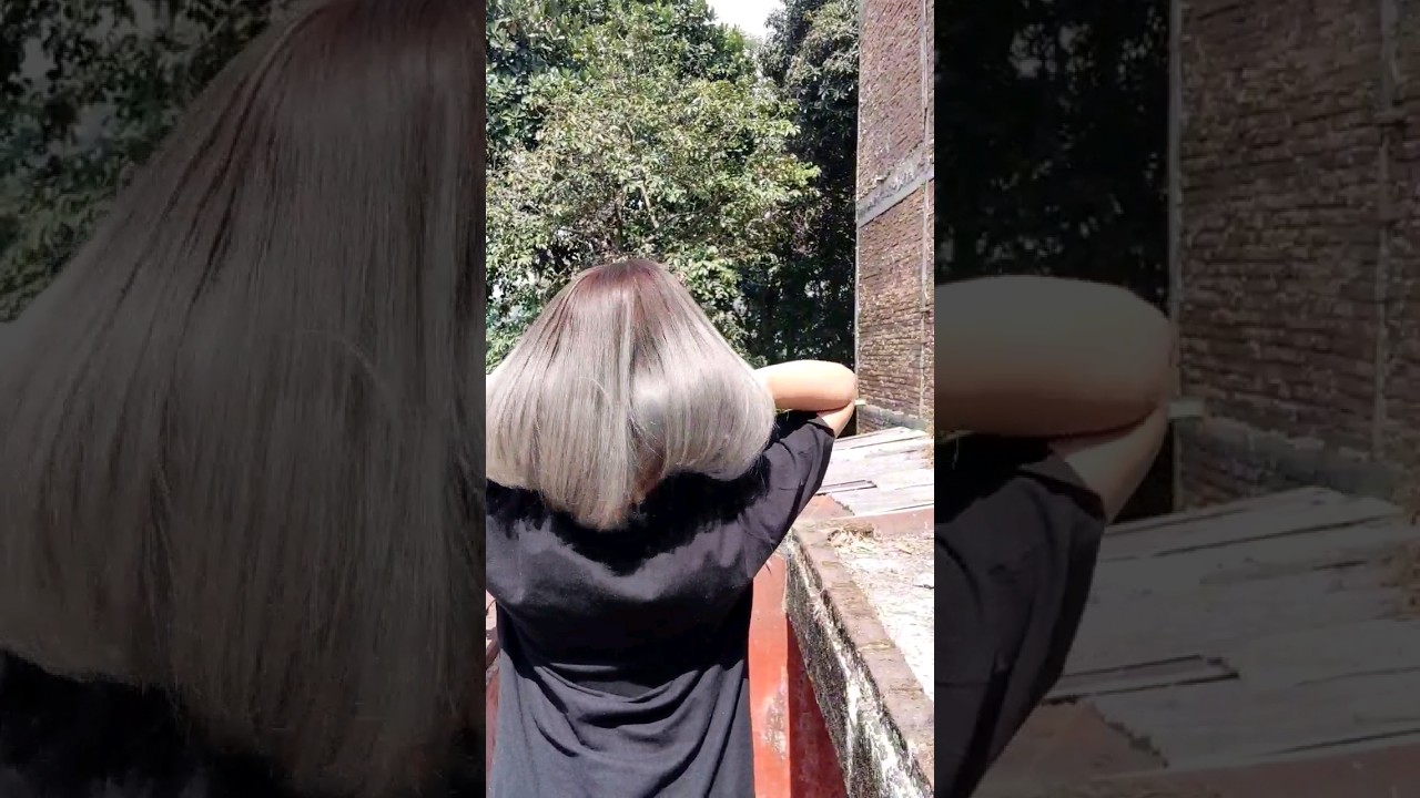 warnain pake #garnier #ashblonde x #deeplavender #garniercolornaturals #garnierhaircolor #haircolor