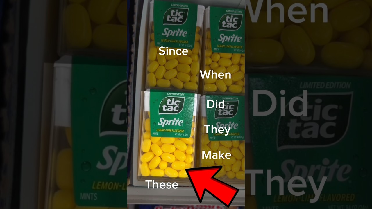 SPRITE TIC TACS? #shorts
