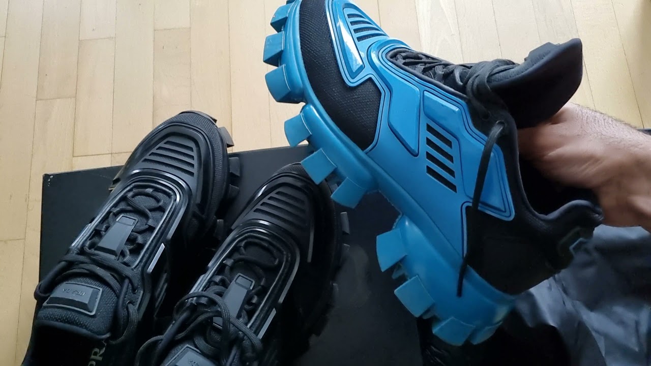 PRADA CLOUDBUST THUNDER ⛈ UNBOXING BLACK COLOR WAY AND SIZE GUIDE