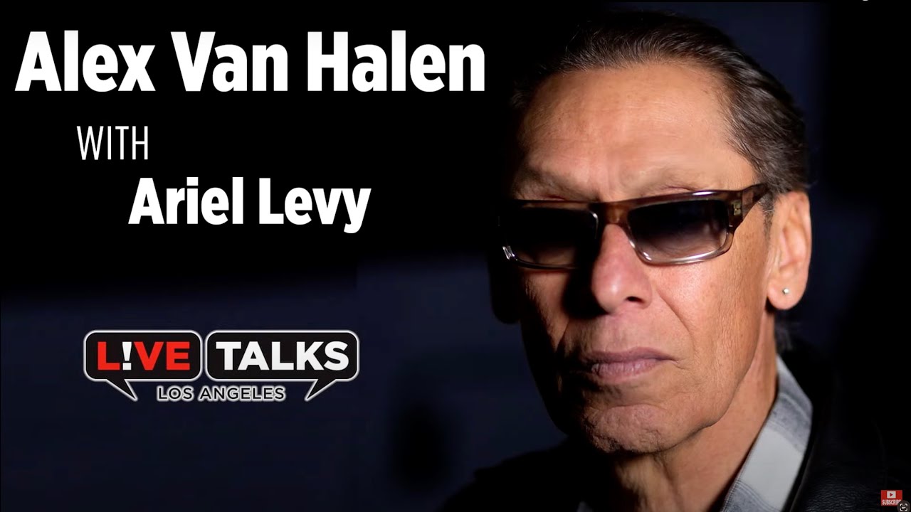 Alex Van Halen with Ariel Levy at Live Talks Los Angeles