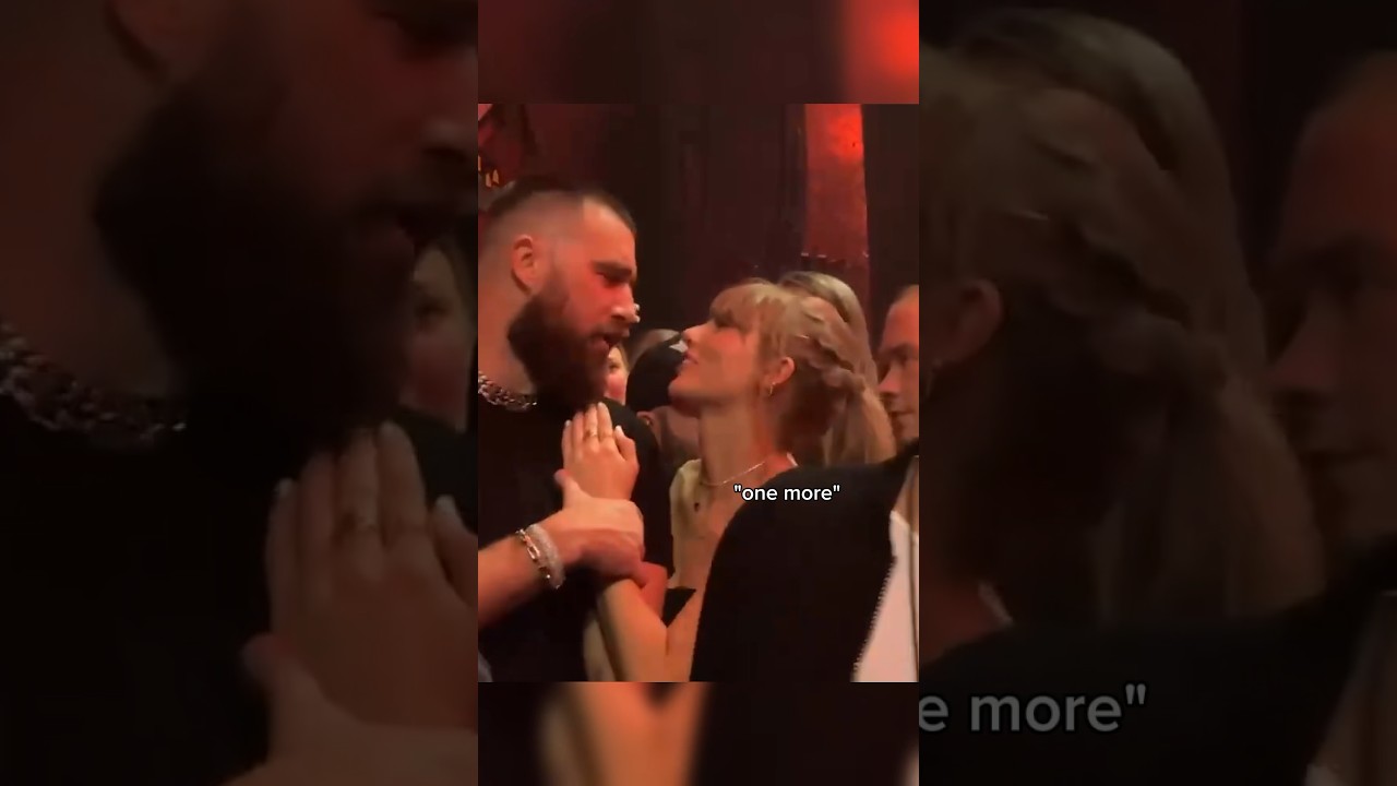 when Taylor Swift ASKED Travis Kelce to KISS her again🥺 #taylorswift