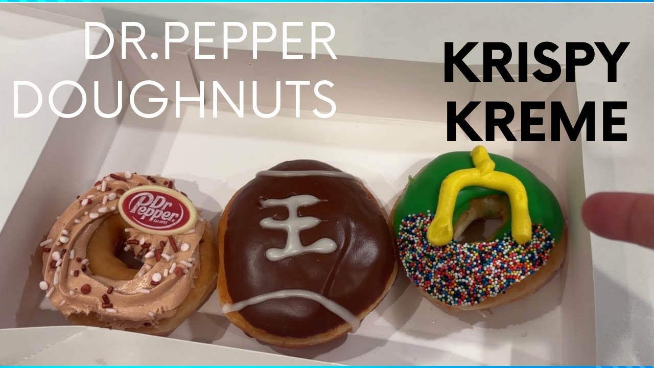 Krispy Kreme Dr.pepper doughnuts