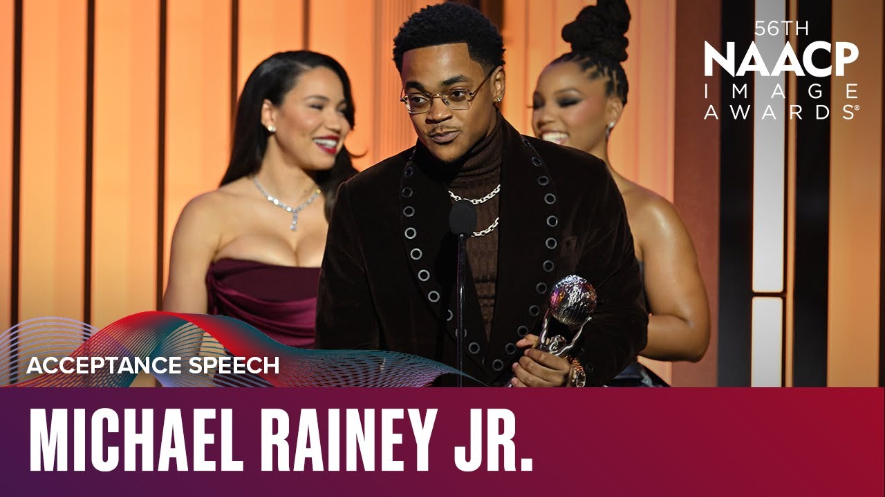 Michael Rainey Jr. Shines with 'Outstanding Actor in a Drama Series' | NAACP Image Awards '25