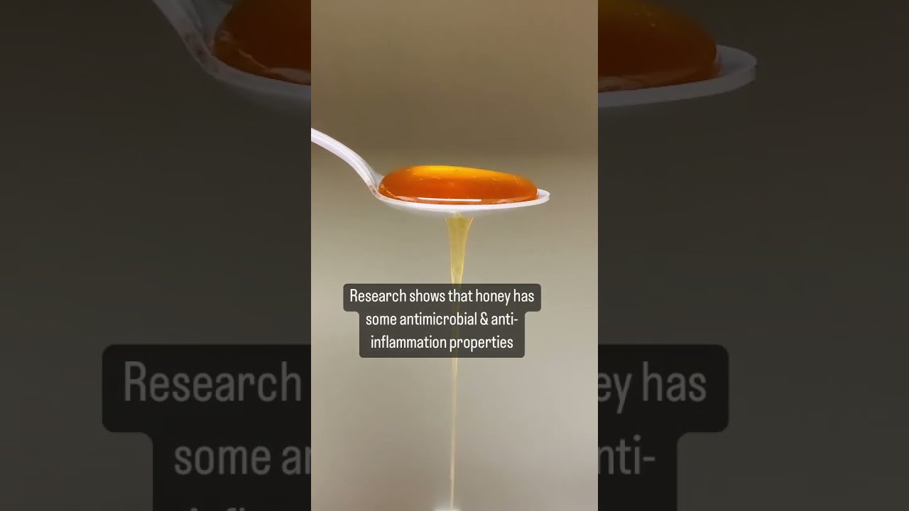 🍯 Honey for your sore throat and cough.