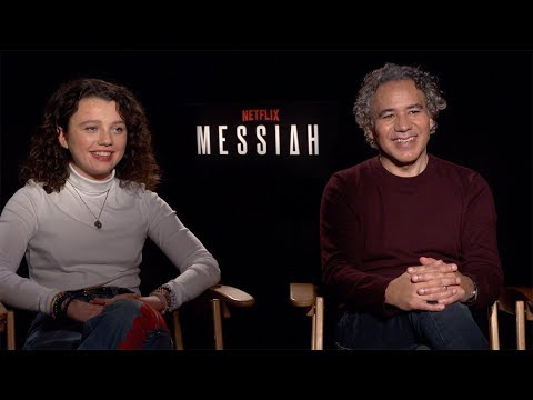 Stefania LaVie Owen & John Ortiz Interview: Messiah | Netflix