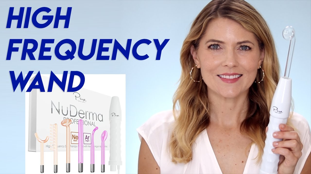 Nuderma High Frequency Wand Demo | Over 40 Skincare