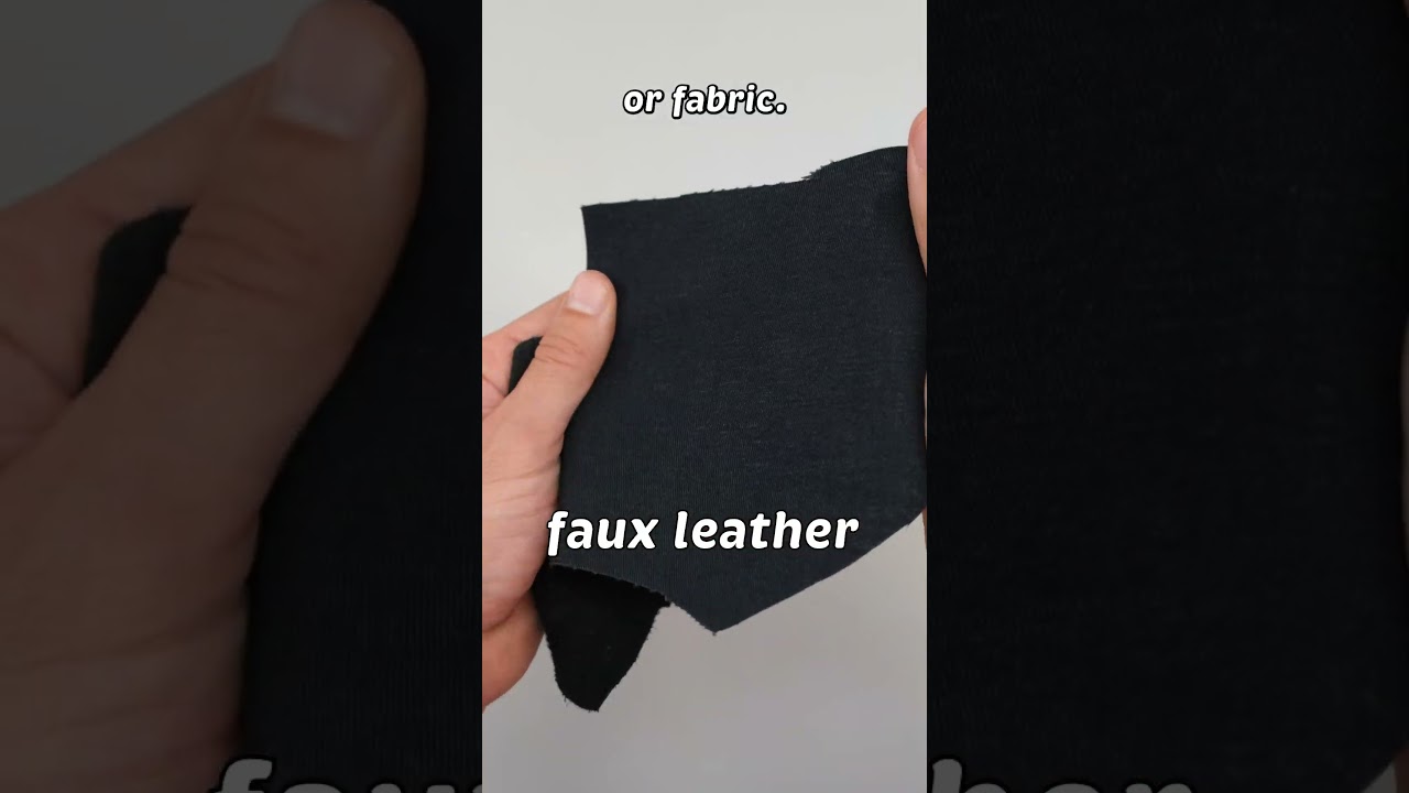 Faux Leather vs. Real Leather - How To Tell The Difference #leather #fauxleather