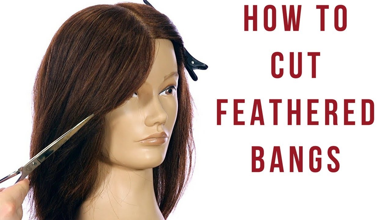 Feathered Layers Haircut Tutorial - How to Cut Feathered Bangs & Face Frame - TheSalonGuy