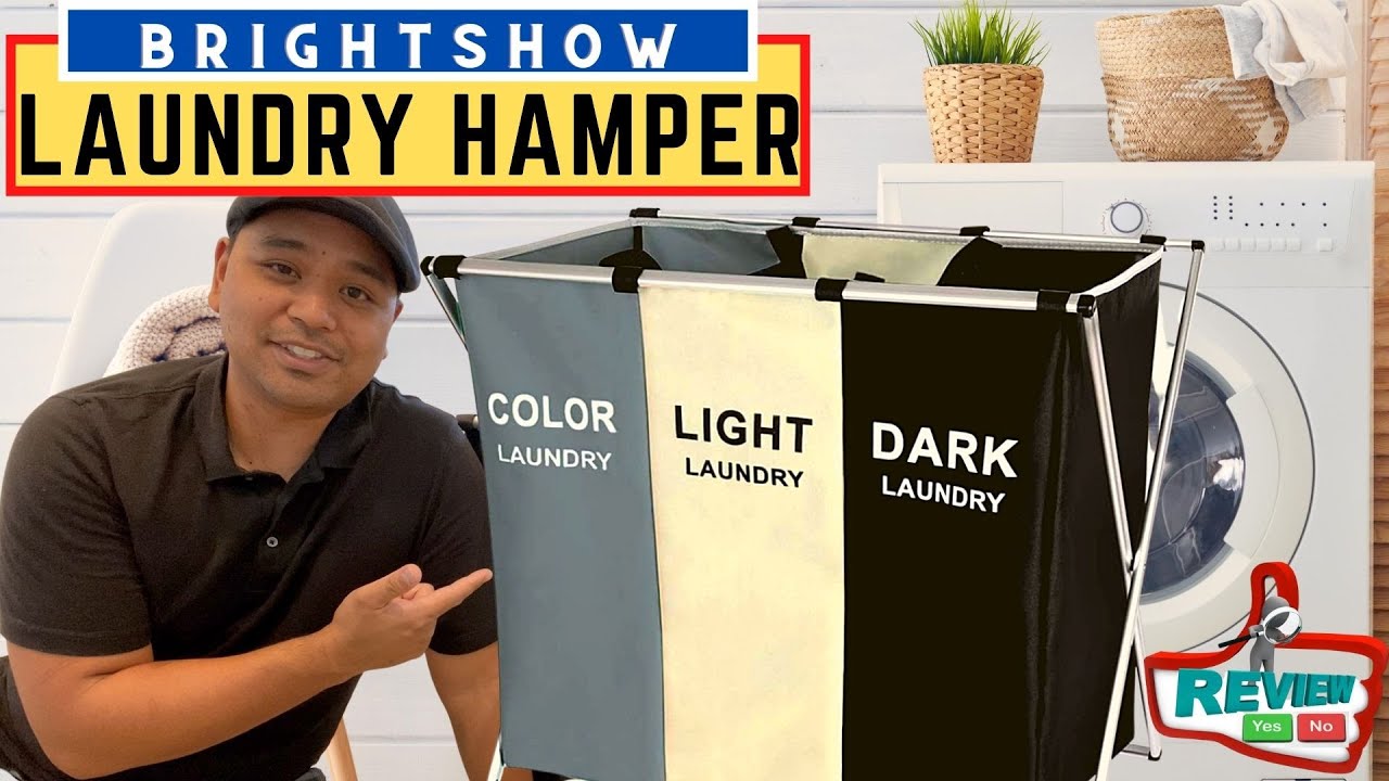 How to INSTALL and USE "BRIGHTSHOW LAUNDRY HAMPER"