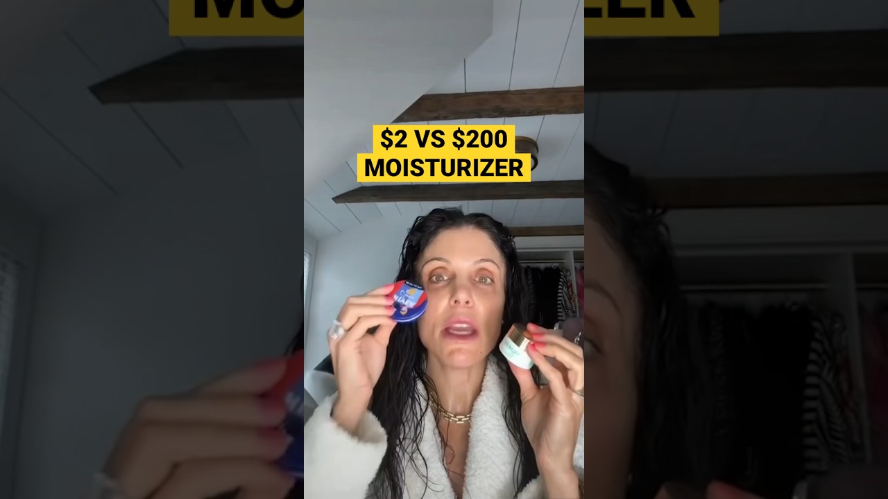 $2 or $200 Moisturizer?? YOU Tell Me! #beautyinfluencer #moisturizer #nivea #affordablebeauty