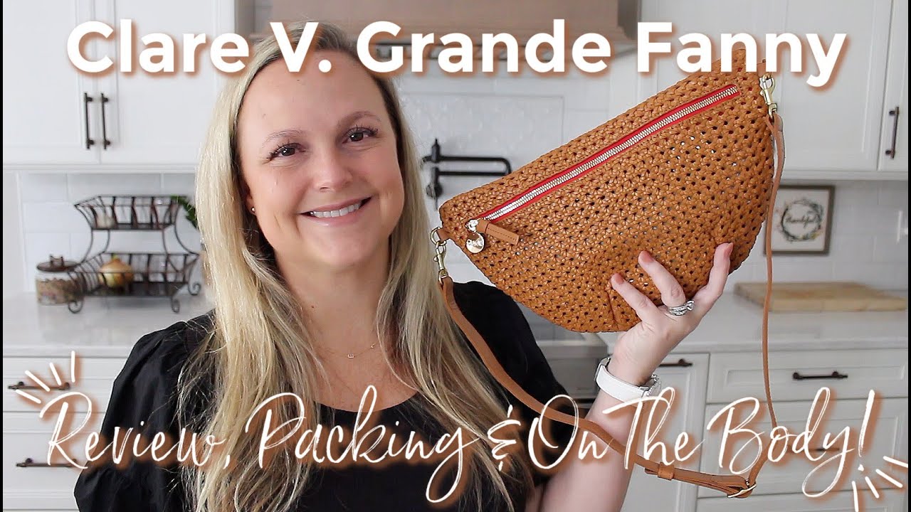 CLARE V. | Grande Fanny Review, Packing & On The Body! | GatorMOM