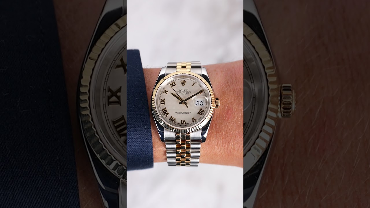 An elegant Rolex Datejust 116233 with a bold, Ivory Pyramid Dial. Would you wear it?