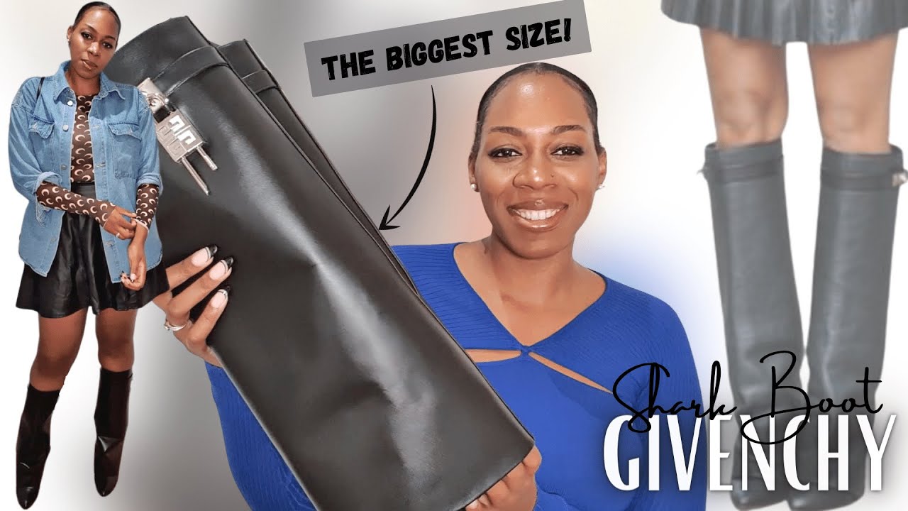 GIVENCHY SHARK LOCK BOOT UNBOXING & REVIEW TRYING THE LARGEST SIZE, SIZING TIPS & THINGS TO CONSIDER