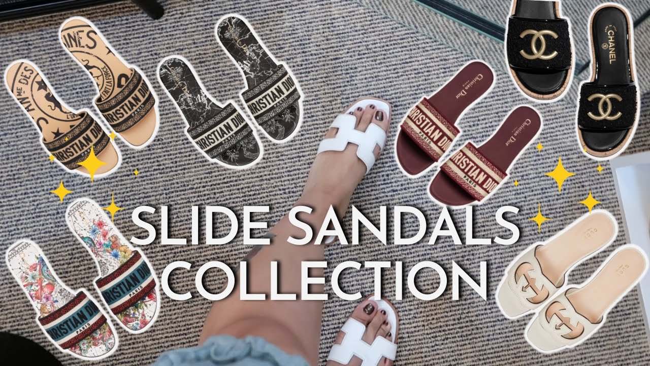 SLIDE SANDALS COLLECTION | Hermès, Chanel and more!