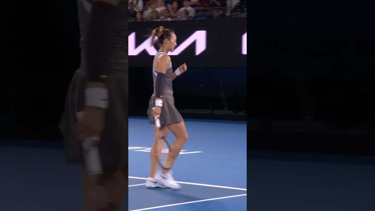Qinwen Zheng has INCREDIBLE footwork! 🔥