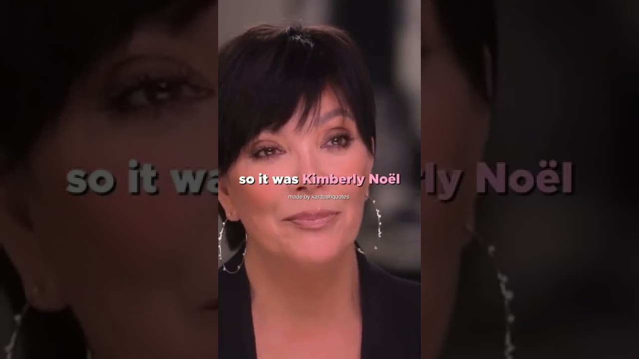 Kris talking about her kids names 😹 Tiktok kardashquotes
