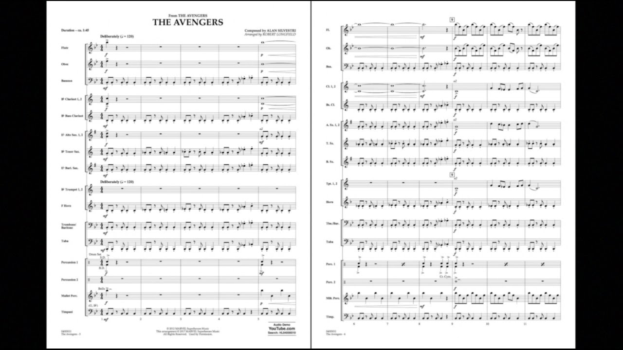 The Avengers by Alan Silvestri/arr. Robert Longfield