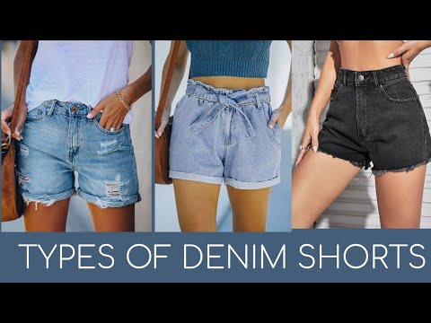 Types of Denim Shorts for Women with Names