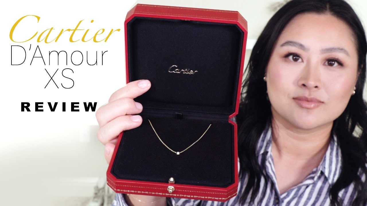 Cartier D'Amour Necklace XS 18k Yellow Gold Review and Comparison to Van Cleef & Arpels