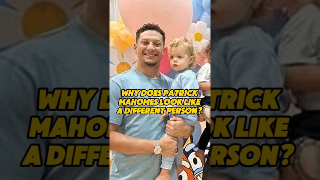 Why does Patrick Mahomes look like a different person?#shorts#youtubeshorts#nfl#football#mahomes
