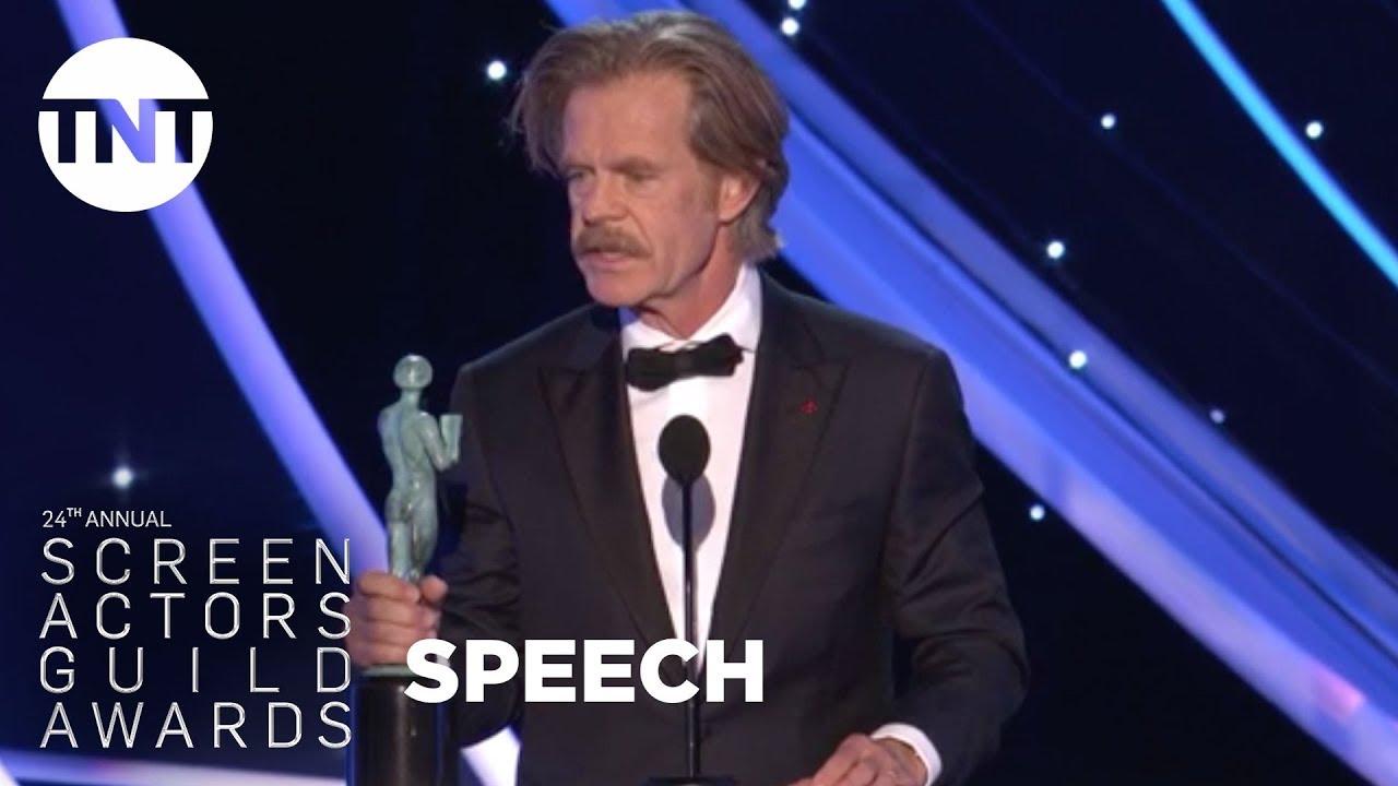 William H. Macy: Acceptance Speech | 24th Annual SAG Awards | TNT