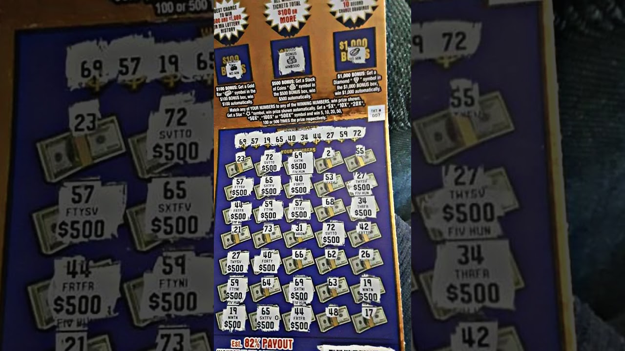 HUGE WIN Mass Lottery $50 Scratch Ticket #NES22 #massachusetts #Gambling